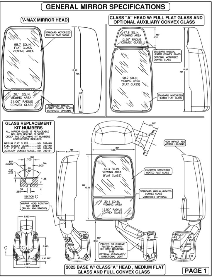 Velvac Mirror Wiring Diagram from www.pacificrvmirrors.com