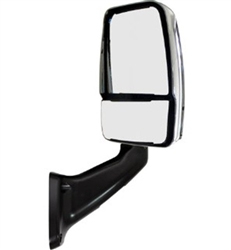 716988 Velvac Passenger Mirror Assembly Chrome Head Black Arm